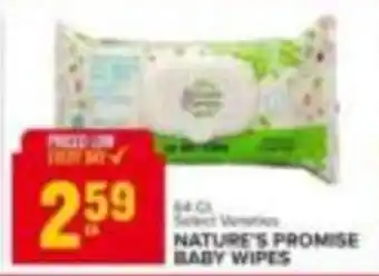 Food Lion Nature's Promise Baby Wipes offer