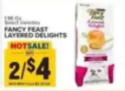 Food Lion Fancy Feast Layered Delights offer