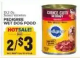 Food Lion Pedigree wet dog food offer