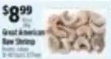 Pioneer Supermarkets Great American Raw Shrimp offer