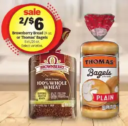 Meijer Brownberry Bread or Thomas' Bagels offer