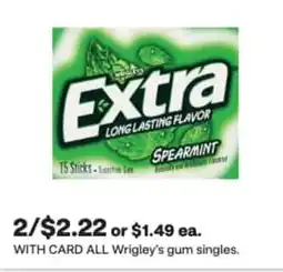 CVS Extra Spearmint offer