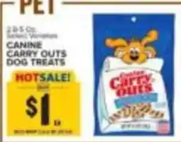 Food Lion Canine Carry Outs Dog Treats offer
