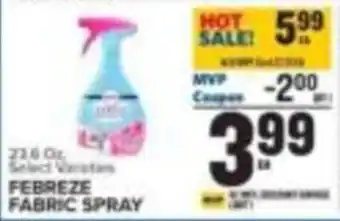 Food Lion Febreze fabric spray offer