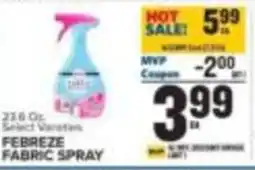 Food Lion Febreze fabric spray offer