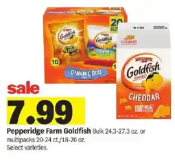 Meijer Pepperidge Farm Goldfish offer