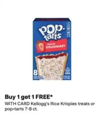 CVS Kellogg's Rice Krispies treats or pop-tarts offer