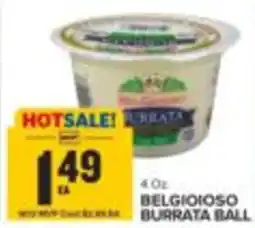 Food Lion Belgioso burrata ball offer