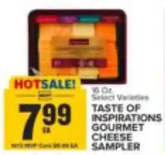 Food Lion Taste of Inspirations Gourmet Cheese Sampler offer