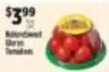 Pioneer Supermarkets Nature's Own Roma Tomatoes offer