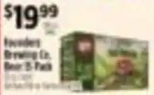 Pioneer Supermarkets Founders Brewing Co. Beer 15 Pack offer