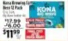 Pioneer Supermarkets Kona Brewing Co. beer 12 pack offer