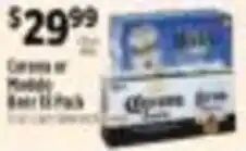 Pioneer Supermarkets Corona or Modelo Beer 12 Pack offer