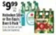 Pioneer Supermarkets Heineken Silver or Heineken Beer 6-Pack offer