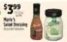 Pioneer Supermarkets Mara's Salad Dressing offer