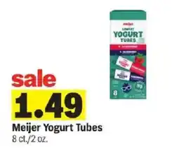 Meijer Meijer Yogurt Tubes offer