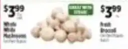 Pioneer Supermarkets White Mushrooms offer