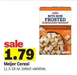 Meijer Meijer Bite Size Frosted Shredded Wheat offer