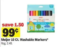Meijer Meijer Washable Markers offer