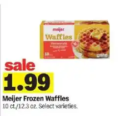 Meijer Meijer Frozen Waffles offer