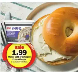 Meijer Meijer soft or whipped cream cheese offer