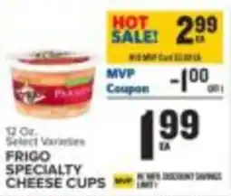 Food Lion Frigospecialty cheese cups offer