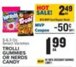 Food Lion Trolli Gummies or Nerds Candy offer