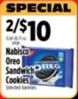 Pioneer Supermarkets Nabisco Oreo Sandwich Cookies offer