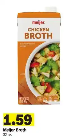 Meijer Meijer chicken broth offer