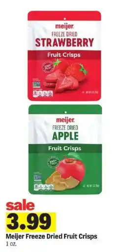 Meijer Meijer freeze dried fruit crisps offer