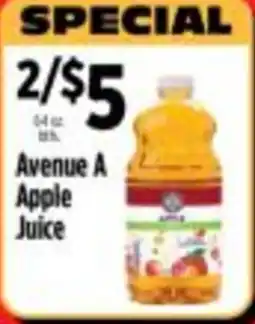 Pioneer Supermarkets Avenue A Apple Juice offer