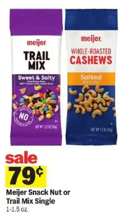Meijer Meijer Snack Nut or Trail Mix Single offer