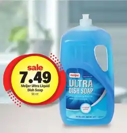 Meijer Meijer ultra liquid dish soap offer