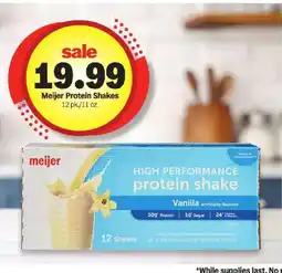 Meijer Meijer protein shake offer