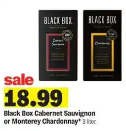 Meijer Black Box Cabernet Sauvignon or Monterey Chardonnay offer