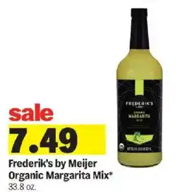 Meijer Frederik's by Meijer Organic Margarita Mix offer