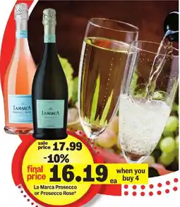 Meijer La Marca Prosecco or Prosecco Rose offer