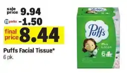Meijer Puffs Facial Tissue offer