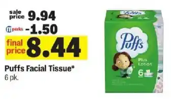 Meijer Puffs Facial Tissue offer