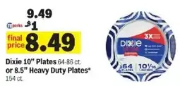 Meijer Dixie 10" Plates offer
