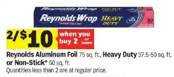 Meijer Reynolds aluminum foil offer