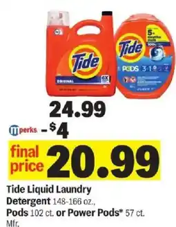 Meijer Tide liquid laundry detergent offer