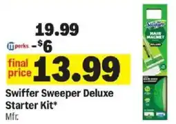 Meijer Swiffer Sweeper Deluxe Starter Kit offer