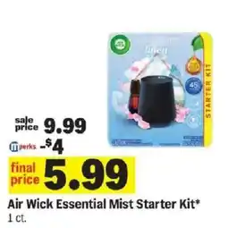 Meijer Air Wick Essential Mist Starter Kit offer