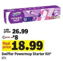 Meijer Swiffer Powermop Starter Kit offer