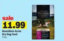 Meijer Boundless Acres Dry Dog Food offer