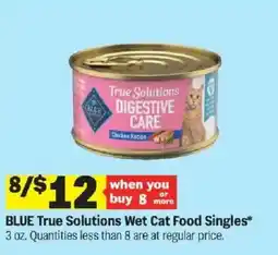 Meijer Blue True Solutions Wet Cat Food Singles offer