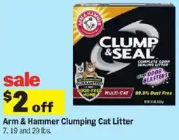 Meijer Arm & Hammer Clumping Cat Litter offer