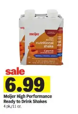 Meijer Meijer High Performance Ready to Drink Shakes offer