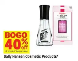 Meijer Sally Hansen Cosmetic Products offer